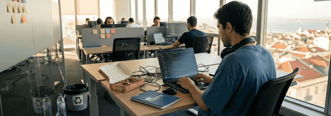 Tech developer at Lisbon office in 2026