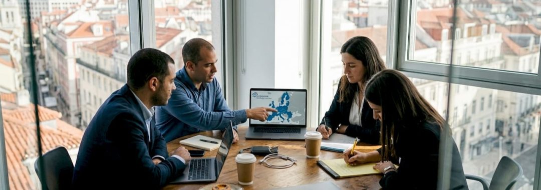 International team meeting in Lisbon office