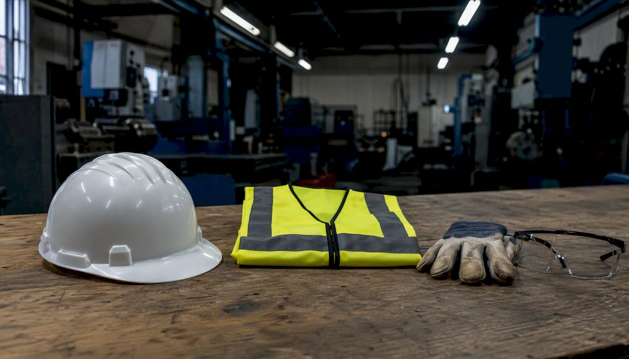 Safety gear for temporary worker